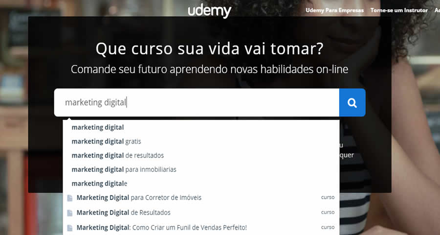 ideias de conteudo da udemy