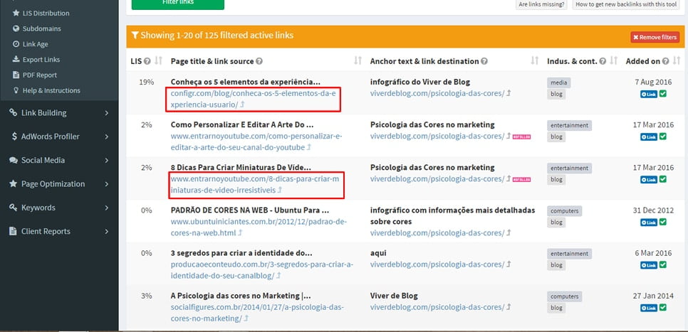 links viver de blog