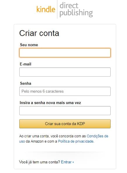 tela de cadastro amazon-min