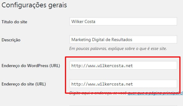 print configurações gerais wilker costa