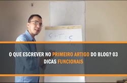 O Que Escrever no Primeiro Artigo do Blog? + 03 Dicas Funcionais