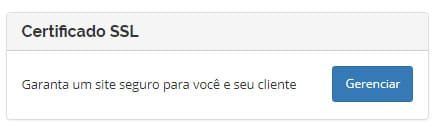 gerenciamento de certificado SSL