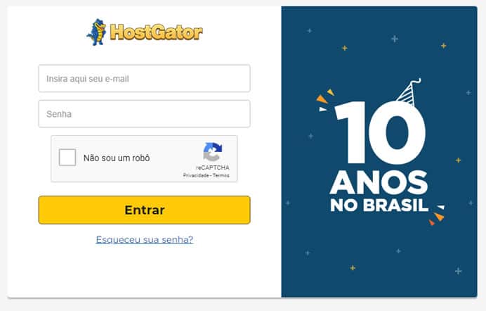 painel financeiro hostgator