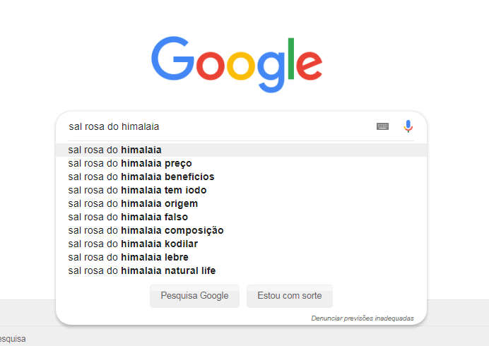 google suggest