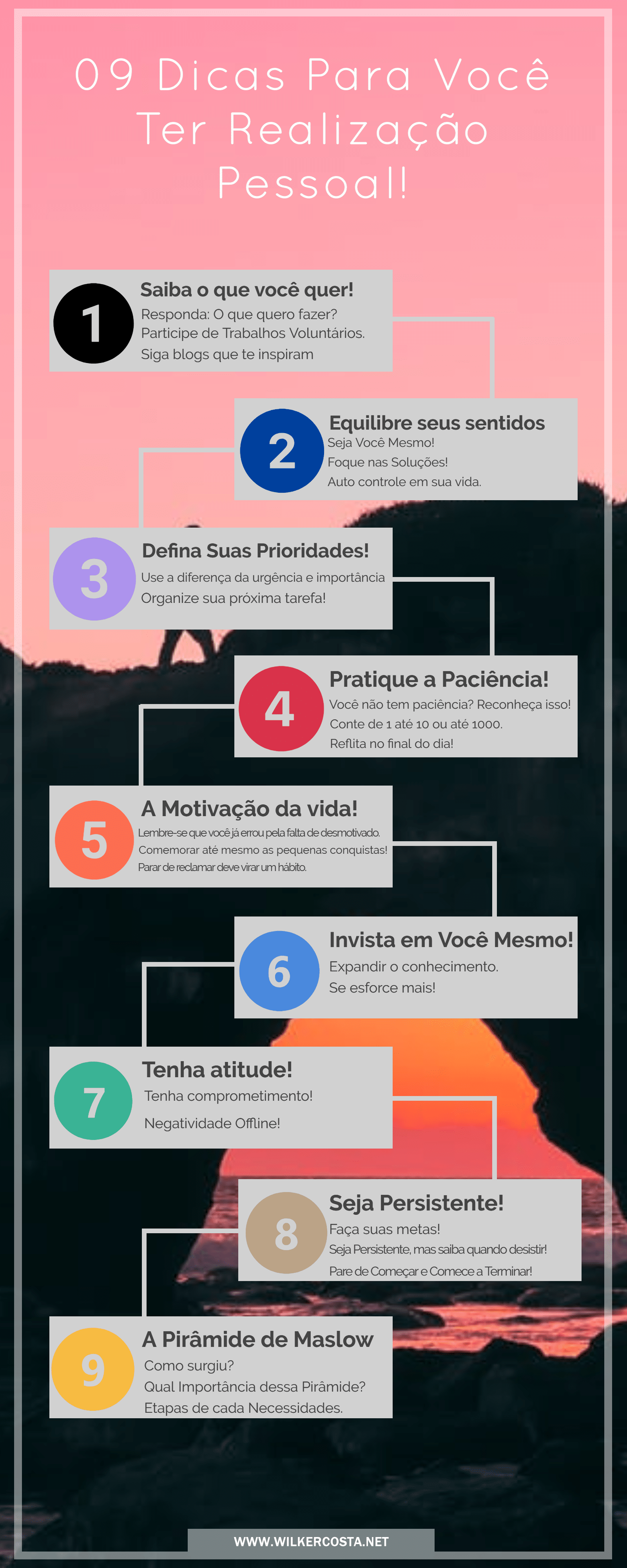 infográfico sobre realização pessoal