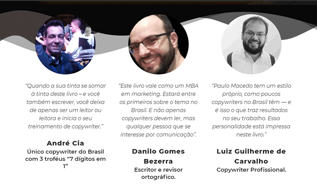 depoimentos livro paulo maccedo