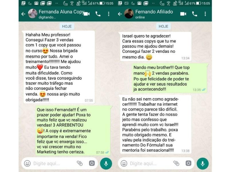 depoimentos