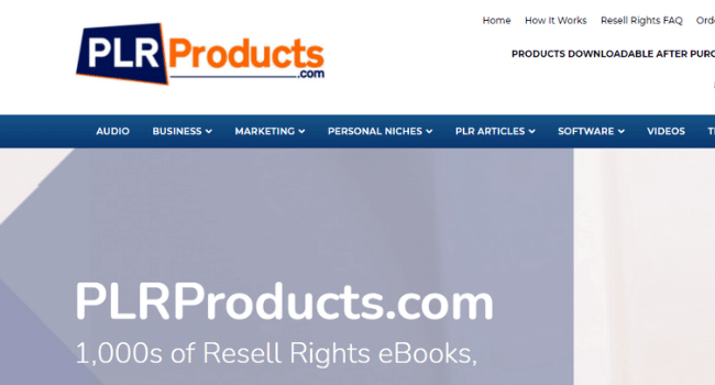 plr produtcs