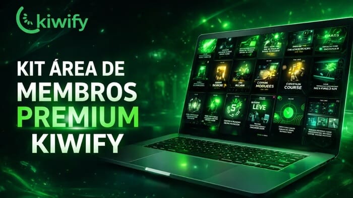 kit area de membros premium kiwify